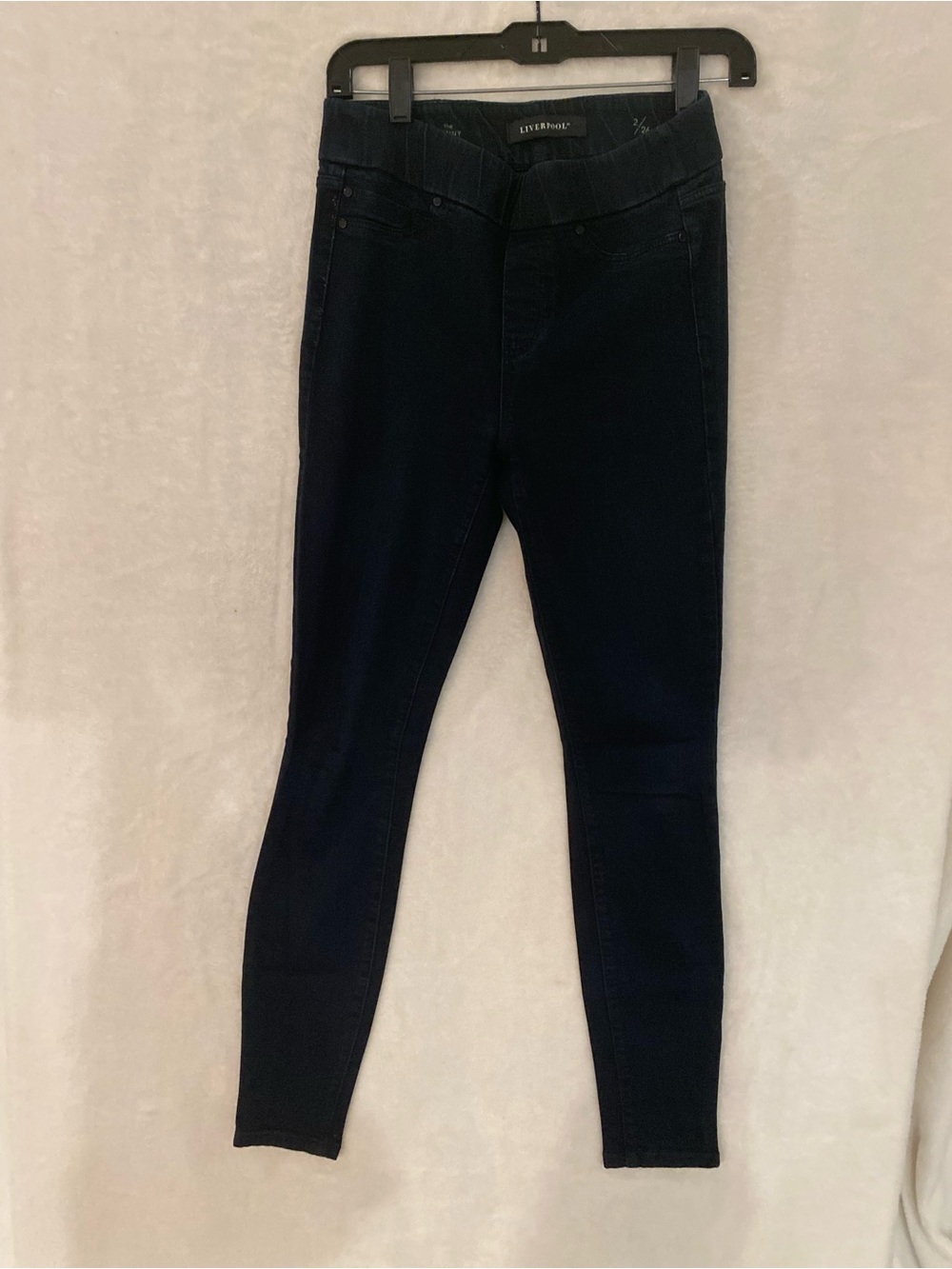Liverpool Dark Blue Womens Slim Stretch Jeans 2/26